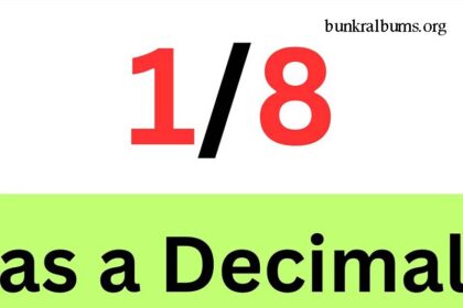 1/8 as a decimal