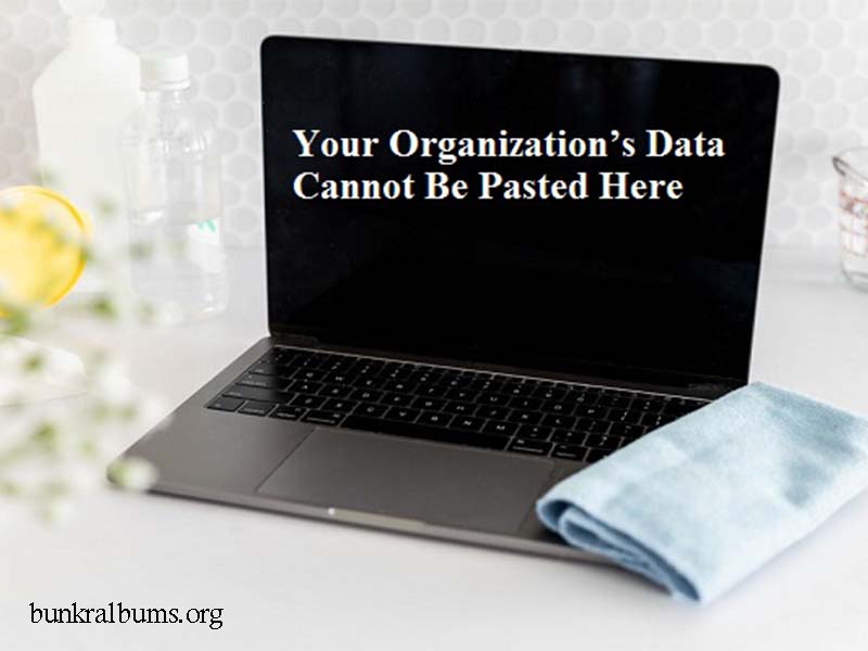 organization's data cannot