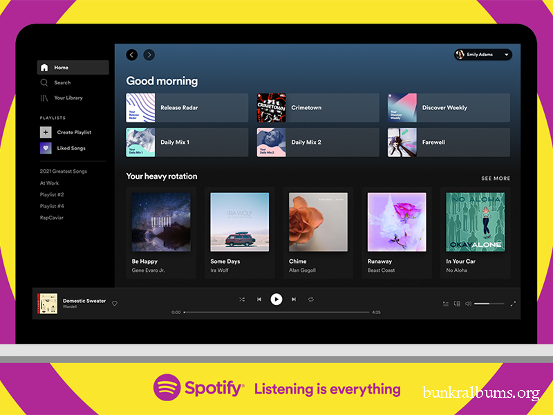 spotify - web player